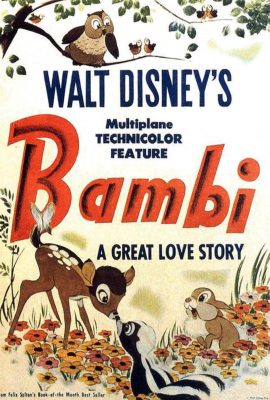 Chú Nai Bambi – Bambi (1942)'s poster