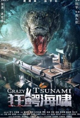 Poster phim Biển Động Cá Sấu Điên – Crazy Tsunami (2021)