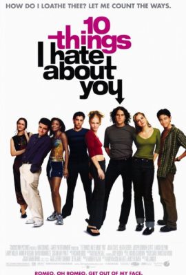 Poster phim 10 điều khiến em ghét anh – 10 Things I Hate About You (1999)