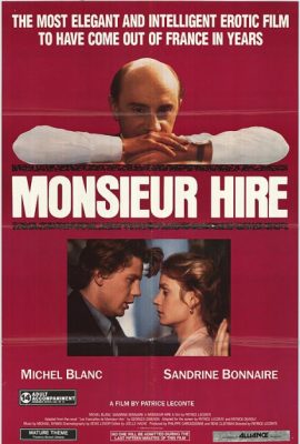 Poster phim Kẻ Lạ – Monsieur Hire (1989)